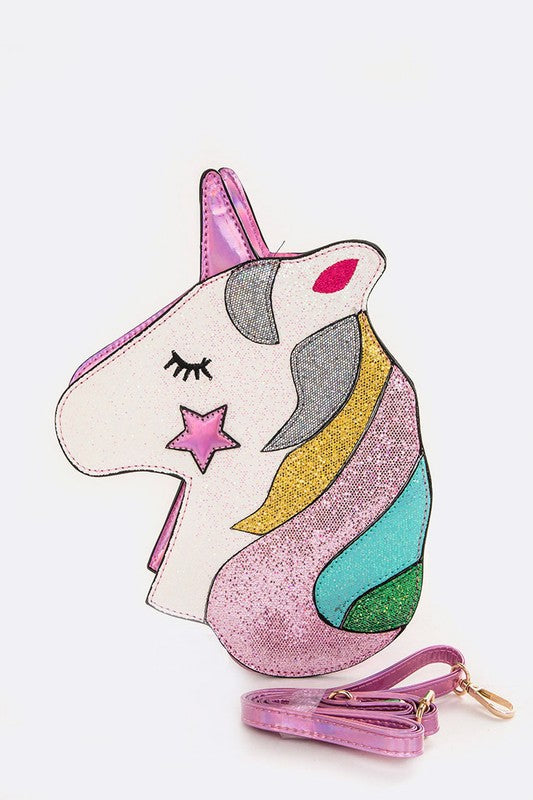 Iconic Unicorn Convertible Clutch Bag