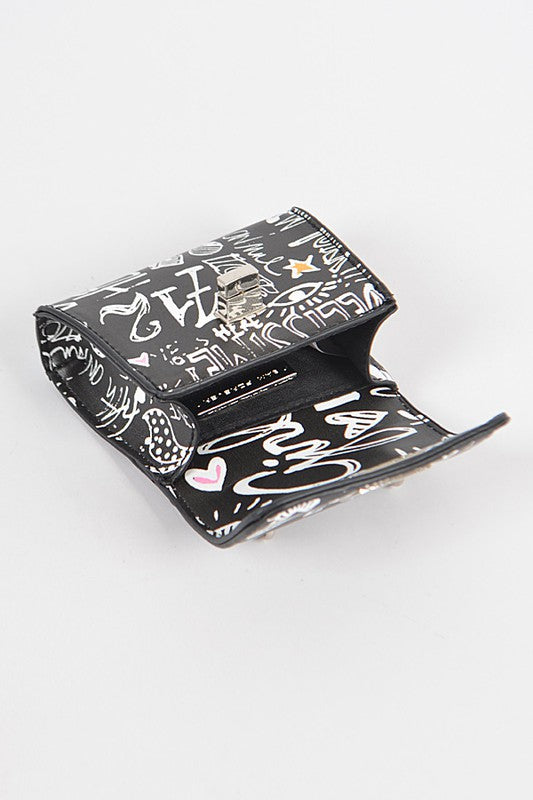 Petite Mini Graffiti Swing Bag