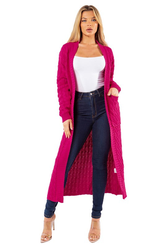 LONG MAXI SWEATER CARDIGAN