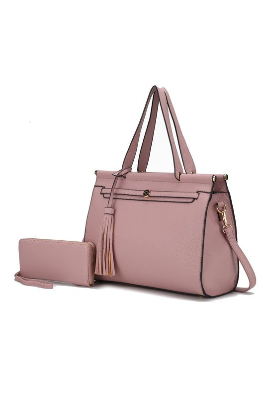 MKF Collection Shelby Satchel with Wallet by Mia K