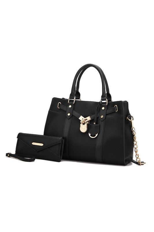 MKF Collection Christine Satchel with wallet b Mia