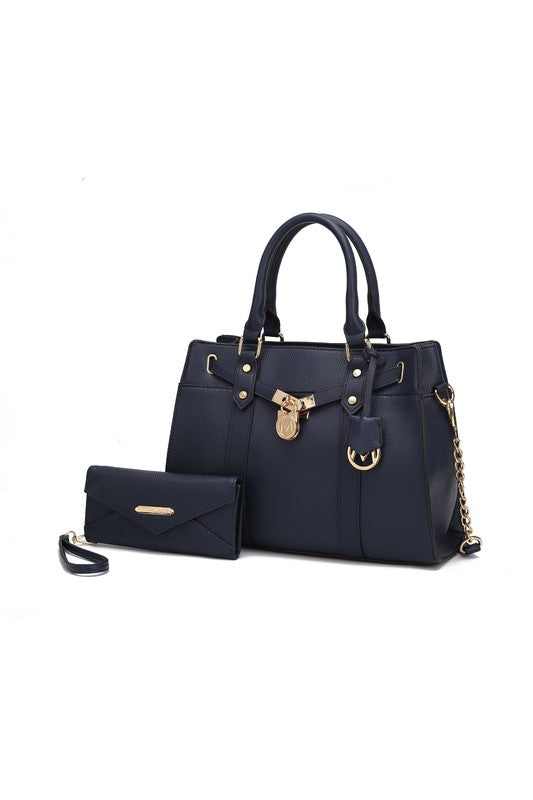 MKF Collection Christine Satchel with wallet b Mia