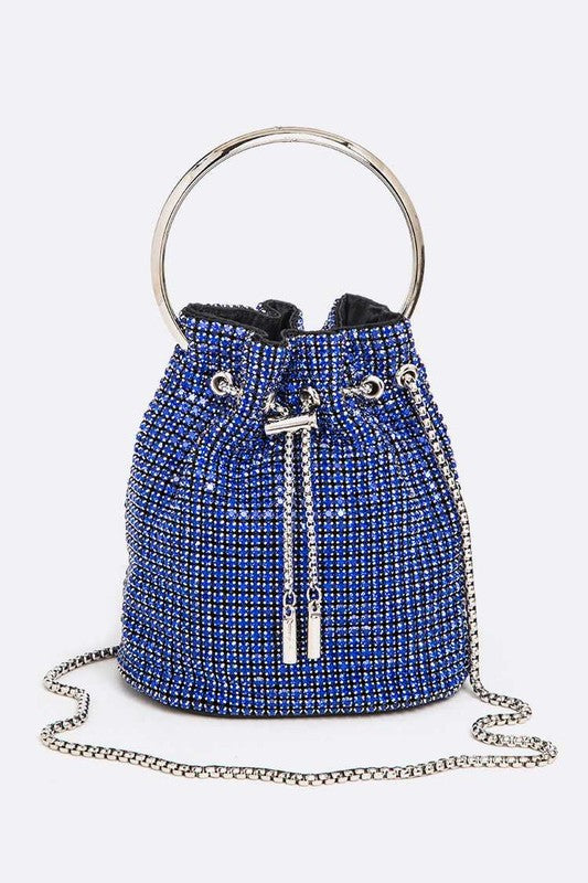 Oversize Rhinestone Iconic Bucket Bag