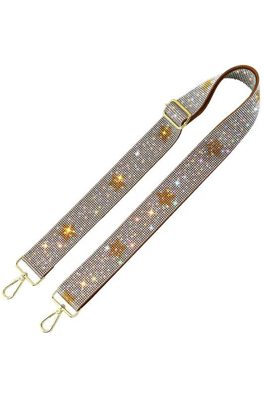 1.5 inches Rhinestone Guitar Strap