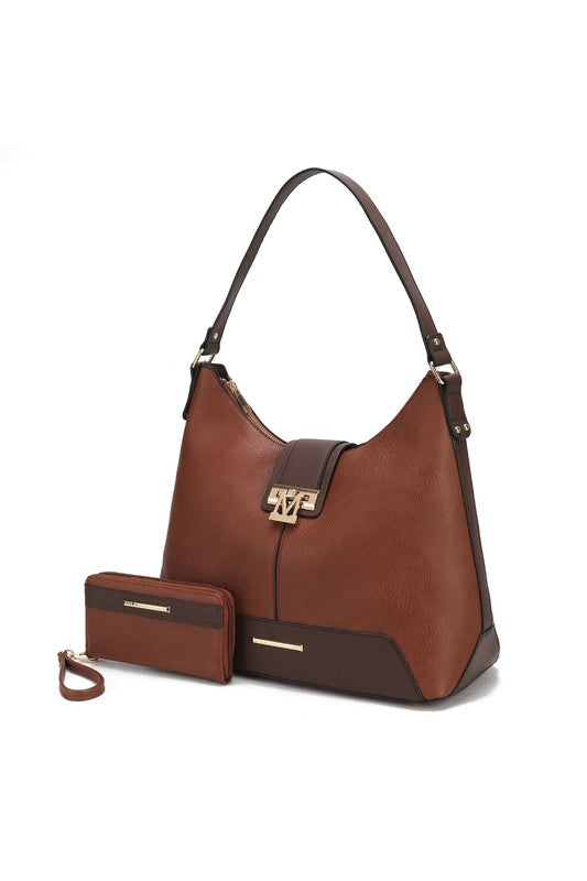 MKF Collection Graciela Color-Block Hobo by Mia k