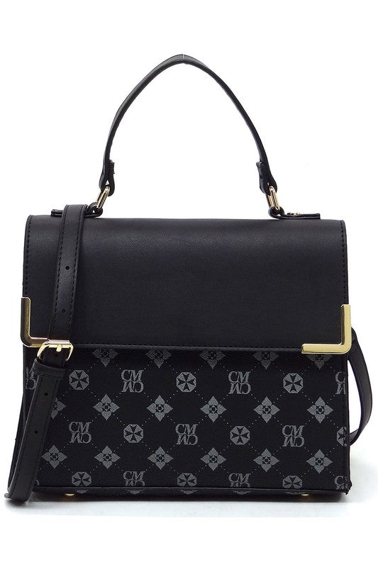 CM Monogram Top Handle Satchel