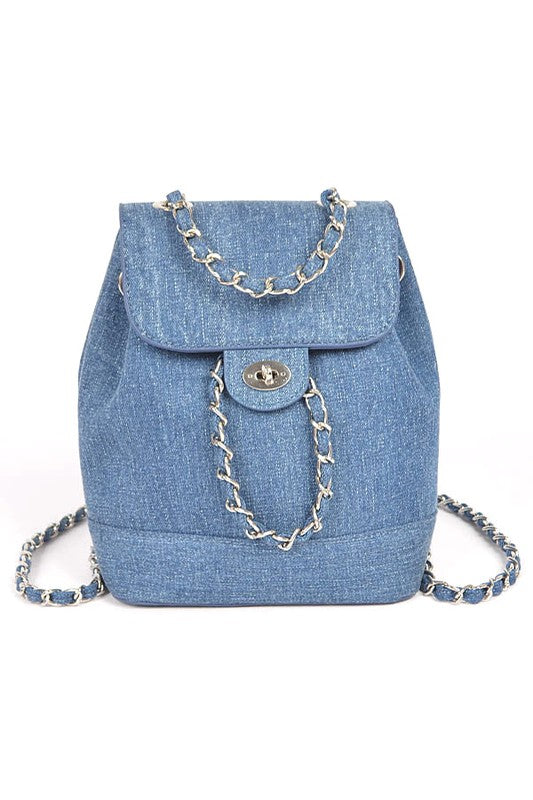 Denim Fashion Backpack