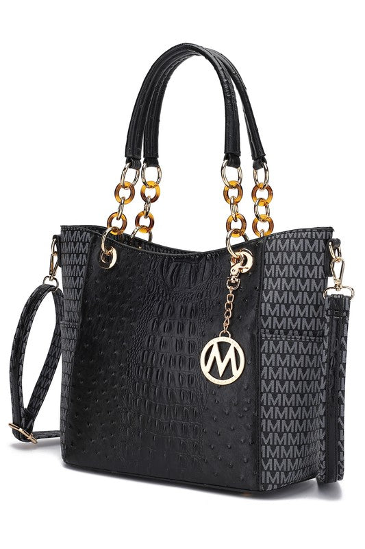 MKF Collection Miriam Signature Tote Bag by Mia K