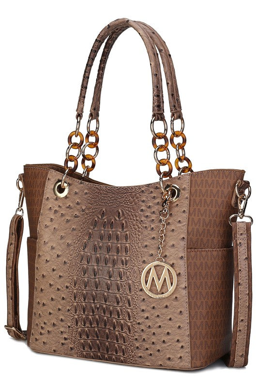 MKF Collection Miriam Signature Tote Bag by Mia K